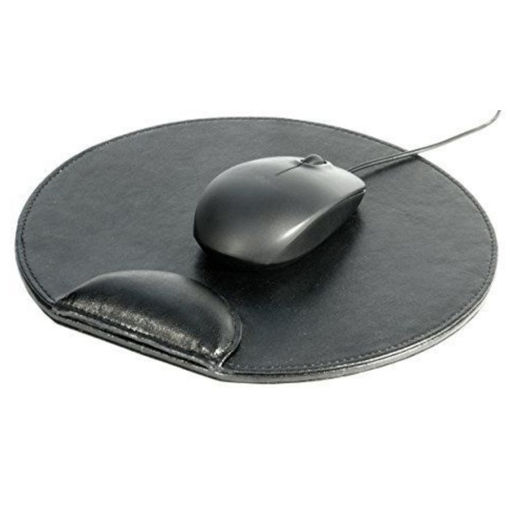 Picture of OSCO BLACK LEATHER MOUSE PAD